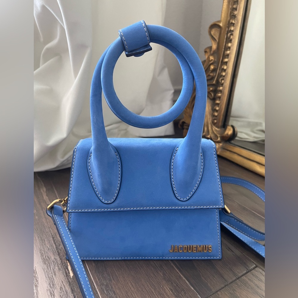 Jacquemus Suede Le Chiquito Noeud Bag